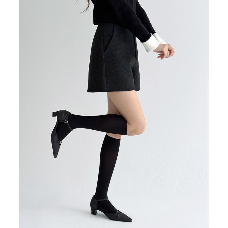 【着用動画あり 4色 2サイズ展開】クラシックウールショートパンツ | by muni:r | 詳細画像3 