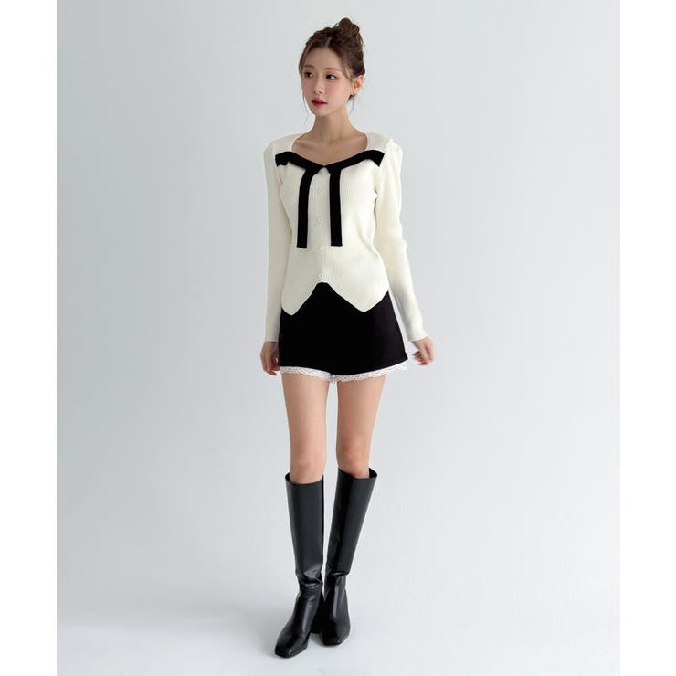 レースヘムポイントショートパンツ/2026 SS COLLECTION | by muni:r | 詳細画像20 