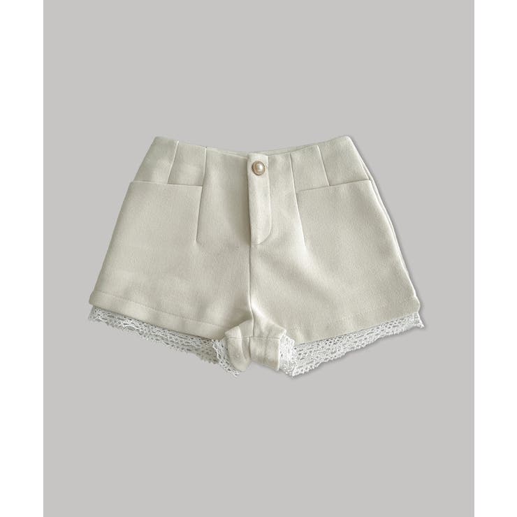 レースヘムポイントショートパンツ/2026 SS COLLECTION | by muni:r | 詳細画像23 