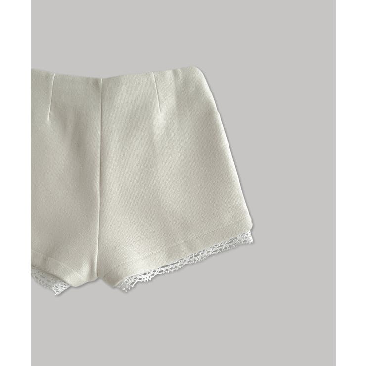 レースヘムポイントショートパンツ/2026 SS COLLECTION | by muni:r | 詳細画像27 