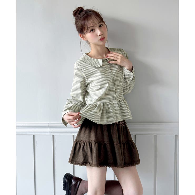 ダブルレースリボンティアードスカート/2026 SS COLLECTION | by muni:r | 詳細画像15 