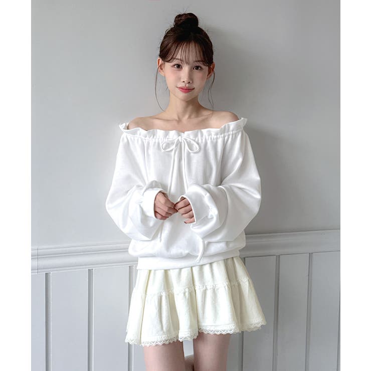 ダブルレースリボンティアードスカート/2026 SS COLLECTION | by muni:r | 詳細画像2 