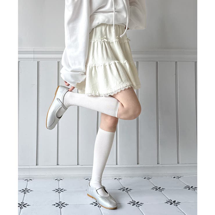 ダブルレースリボンティアードスカート/2026 SS COLLECTION | by muni:r | 詳細画像4 