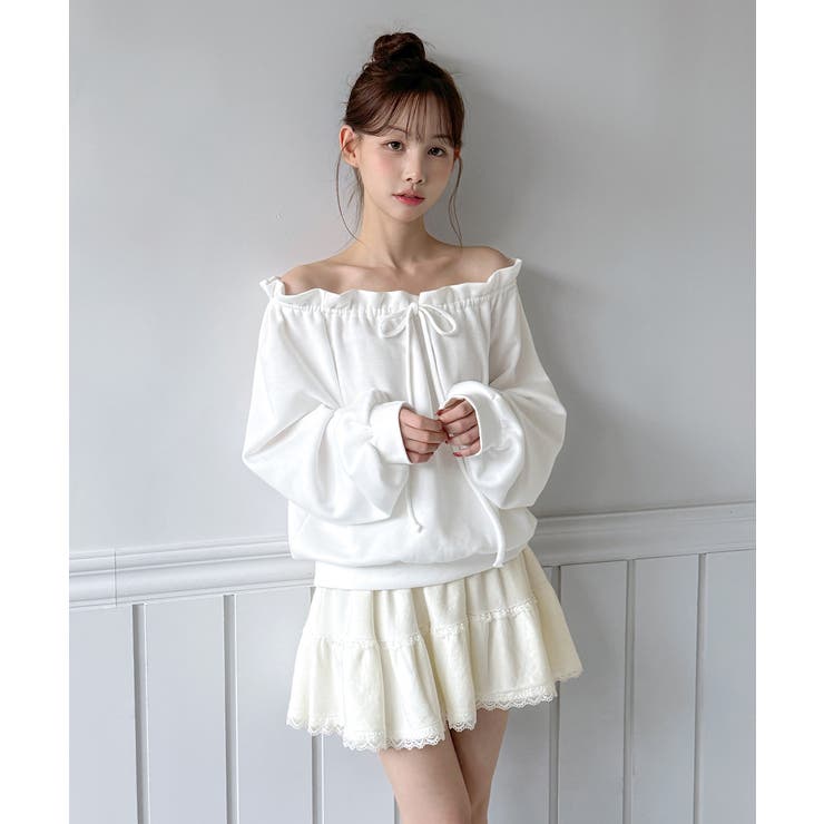 ダブルレースリボンティアードスカート/2026 SS COLLECTION | by muni:r | 詳細画像7 