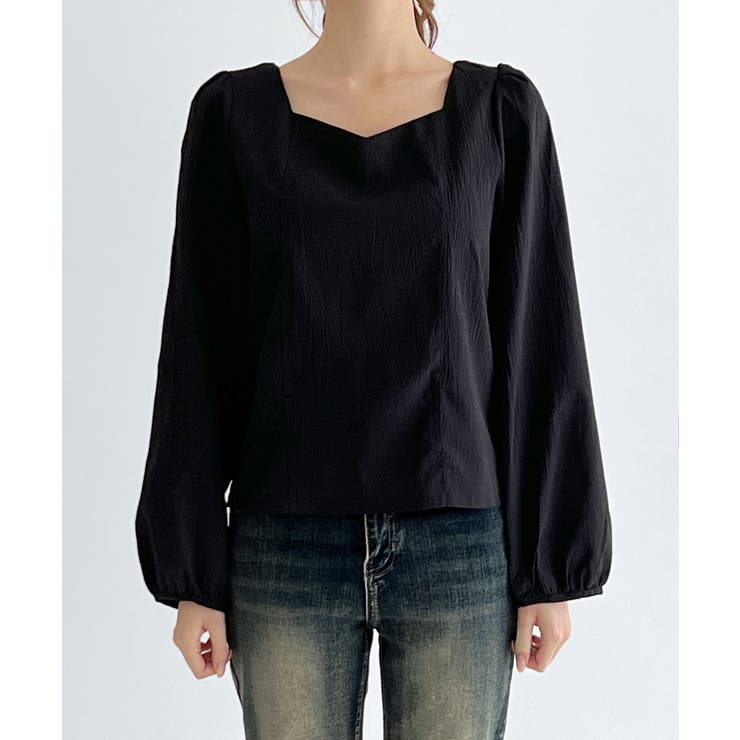 バックリボンストラップ ブラウス/2026 SS COLLECTION | by muni:r | 詳細画像20 