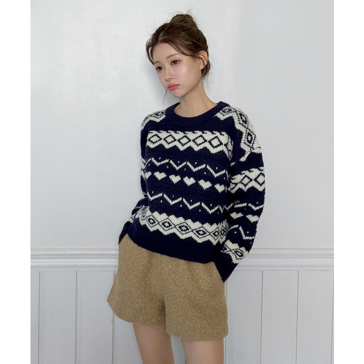 ノルディックニットセーター/2026 SS COLLECTION | by muni:r | 詳細画像10 