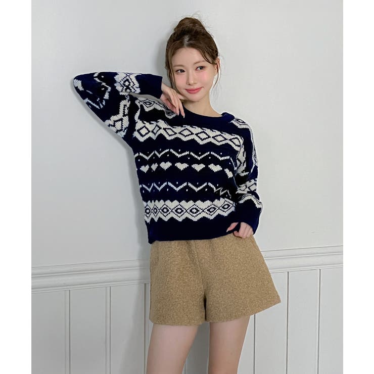 ノルディックニットセーター/2026 SS COLLECTION | by muni:r | 詳細画像11 