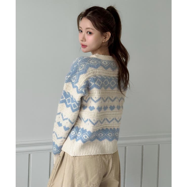 ノルディックニットセーター/2026 SS COLLECTION | by muni:r | 詳細画像19 