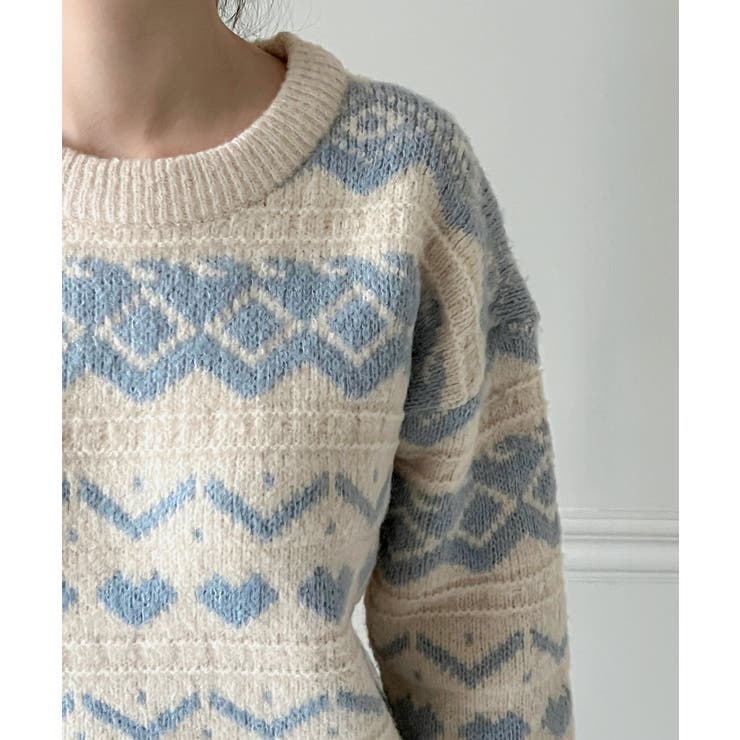 ノルディックニットセーター/2026 SS COLLECTION | by muni:r | 詳細画像22 