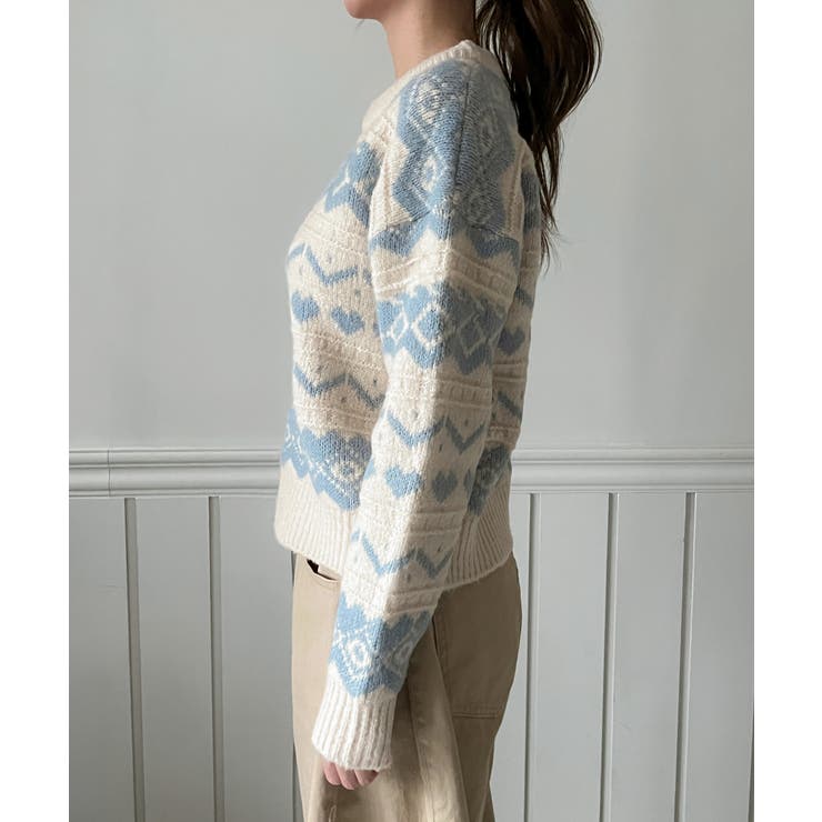 ノルディックニットセーター/2026 SS COLLECTION | by muni:r | 詳細画像23 