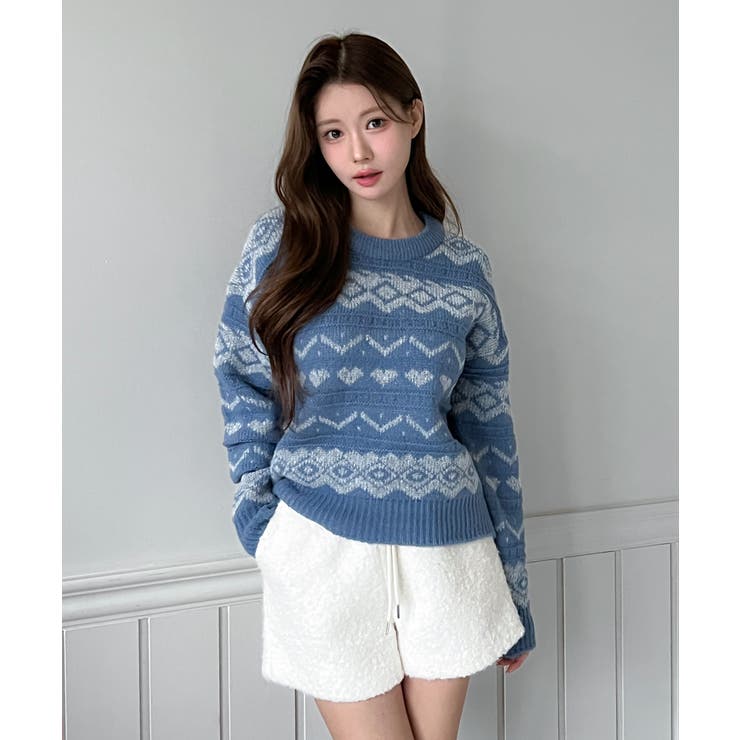 ノルディックニットセーター/2026 SS COLLECTION | by muni:r | 詳細画像4 