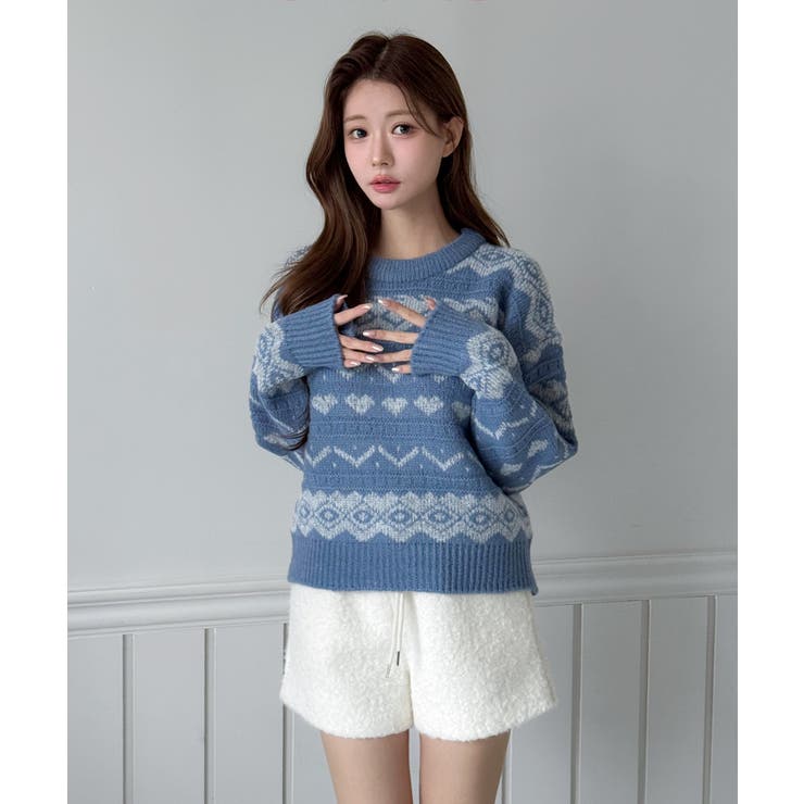 ノルディックニットセーター/2026 SS COLLECTION | by muni:r | 詳細画像6 