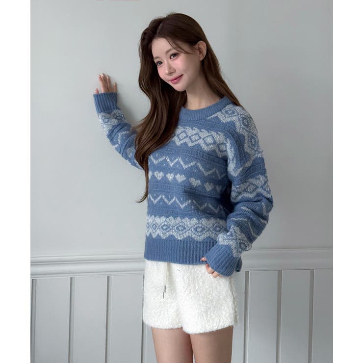 ノルディックニットセーター/2026 SS COLLECTION | by muni:r | 詳細画像8 