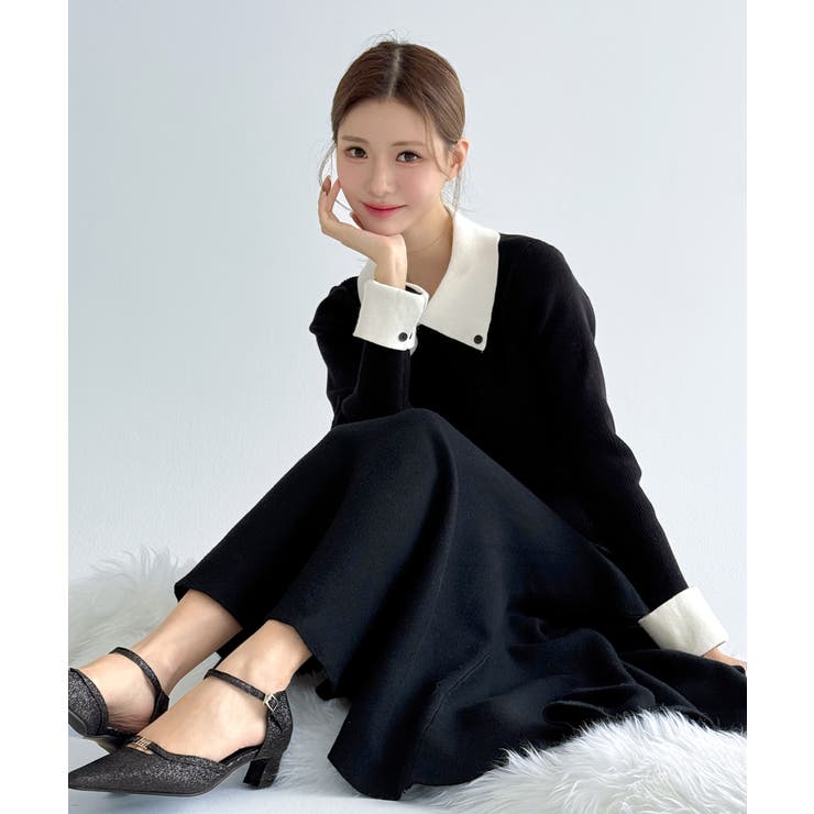 クラシックカラーブロックカラーニット/2026 SS COLLECTION | by muni:r | 詳細画像16 