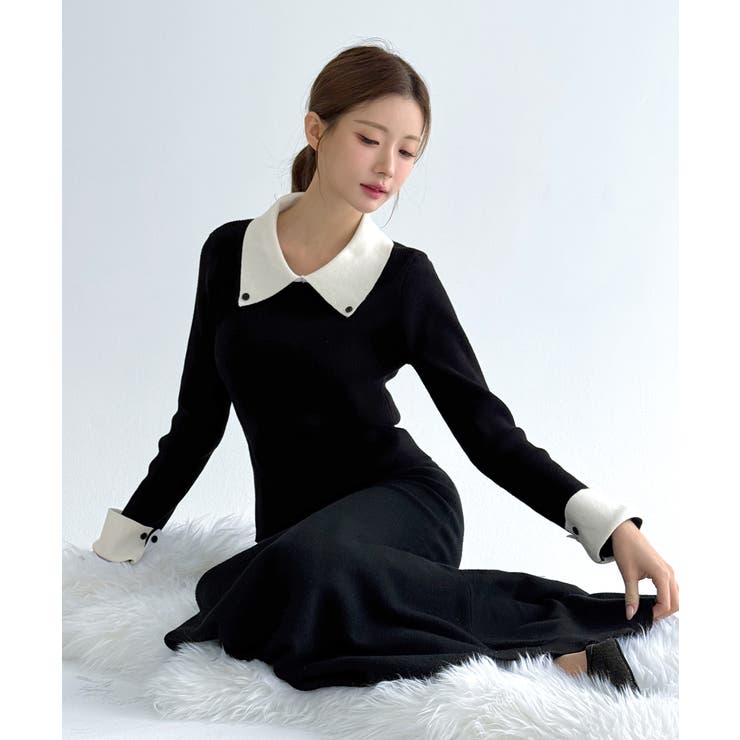 クラシックカラーブロックカラーニット/2026 SS COLLECTION | by muni:r | 詳細画像18 