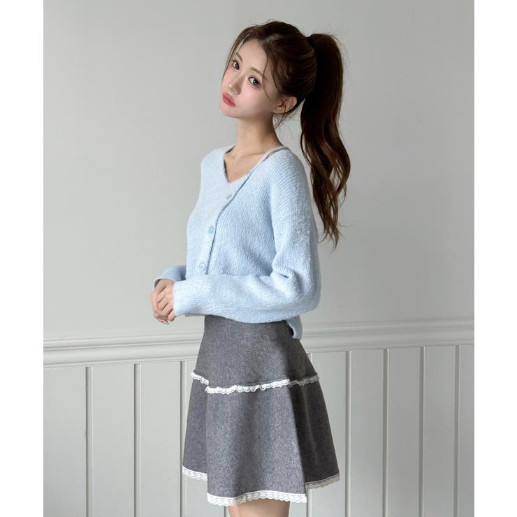 【着用動画あり 4色展開】ソフトファーテクスチャーニット 2026 | by muni:r | 詳細画像20 