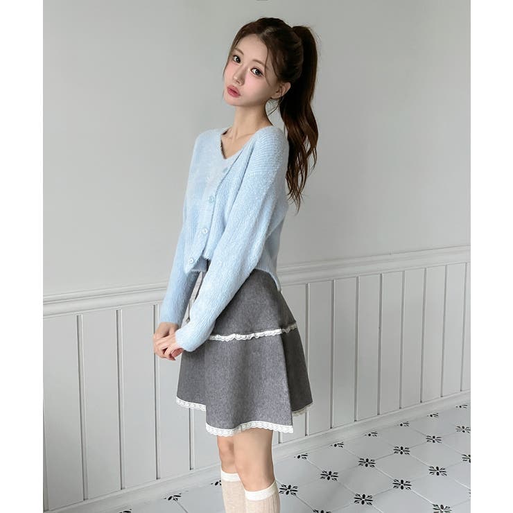 【着用動画あり 4色展開】ソフトファーテクスチャーニット 2026 | by muni:r | 詳細画像21 