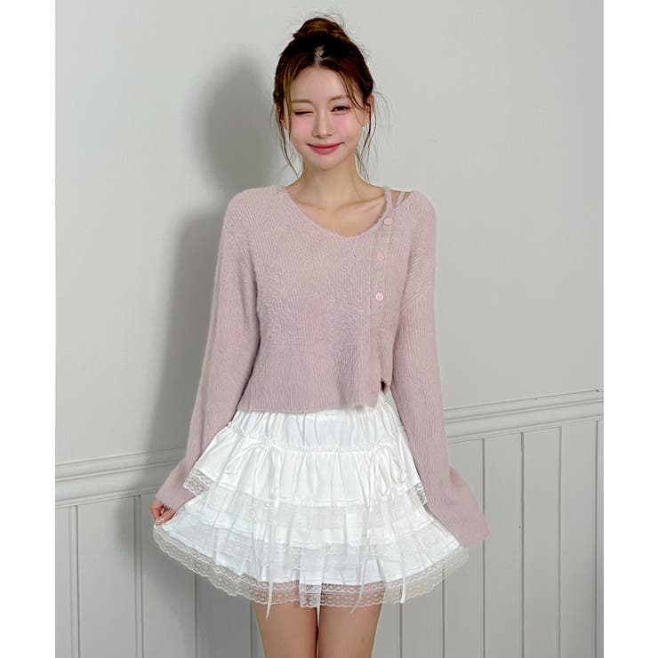 【着用動画あり 4色展開】ソフトファーテクスチャーニット 2026 | by muni:r | 詳細画像23 