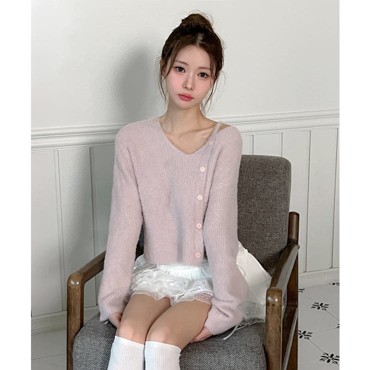 【着用動画あり 4色展開】ソフトファーテクスチャーニット 2026 | by muni:r | 詳細画像29 