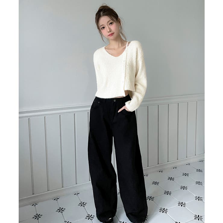 【着用動画あり 4色展開】ソフトファーテクスチャーニット 2026 | by muni:r | 詳細画像3 