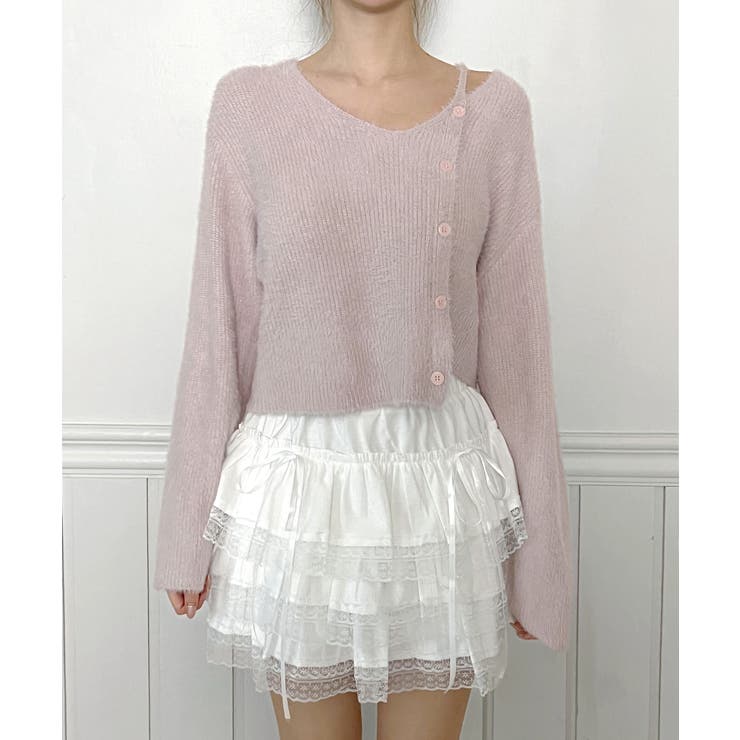 【着用動画あり 4色展開】ソフトファーテクスチャーニット 2026 | by muni:r | 詳細画像31 