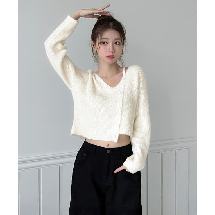 【着用動画あり 4色展開】ソフトファーテクスチャーニット 2026 | by muni:r | 詳細画像5 