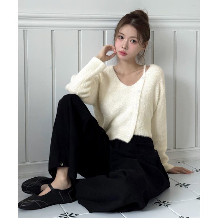 【着用動画あり 4色展開】ソフトファーテクスチャーニット 2026 | by muni:r | 詳細画像6 