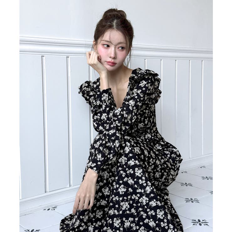 【着用動画あり！】ロマンティックフラワーワンピース 2026 SS | by muni:r | 詳細画像15 