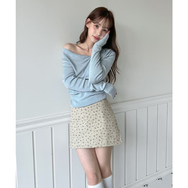 【着用動画あり 3色展開】ソフトドレープニットトップ 2026 | by muni:r | 詳細画像20 