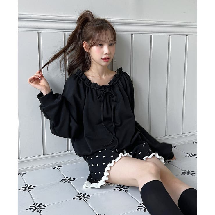 [2WAY] オフショルダーストリングスウェット 2026 | by muni:r | 詳細画像18 