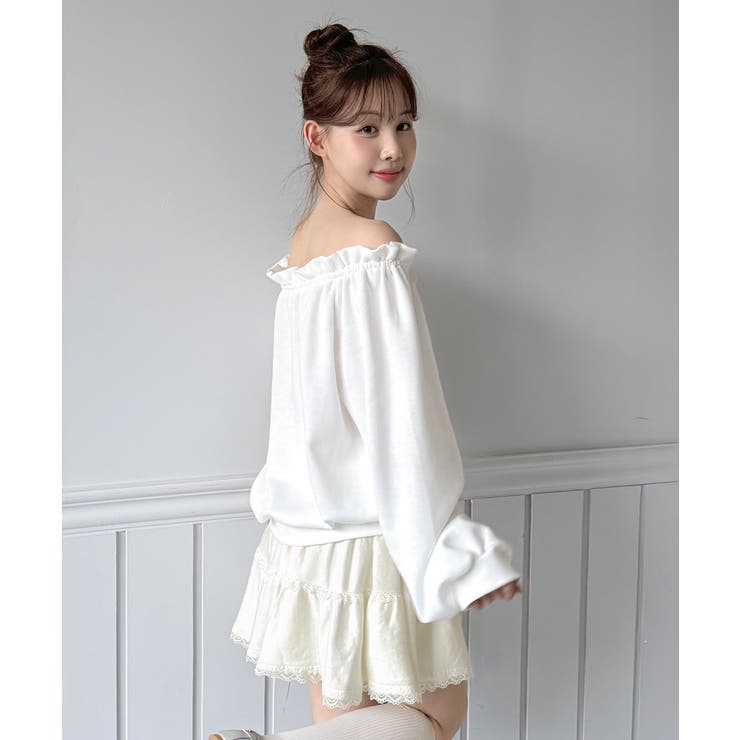 [2WAY] オフショルダーストリングスウェット 2026 | by muni:r | 詳細画像6 