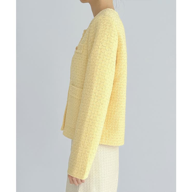 【着用動画あり 3色展開】クラシックゴールドボタンツイードジャケット 2026 | by muni:r | 詳細画像26 