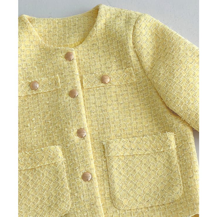 【着用動画あり 3色展開】クラシックゴールドボタンツイードジャケット 2026 | by muni:r | 詳細画像28 