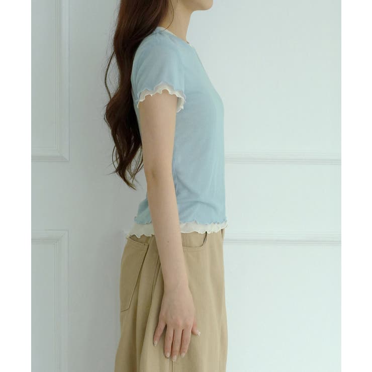 【選べる5色 着用動画あり】ウェーブシアー半袖Tシャツ 2026 | by muni:r | 詳細画像32 