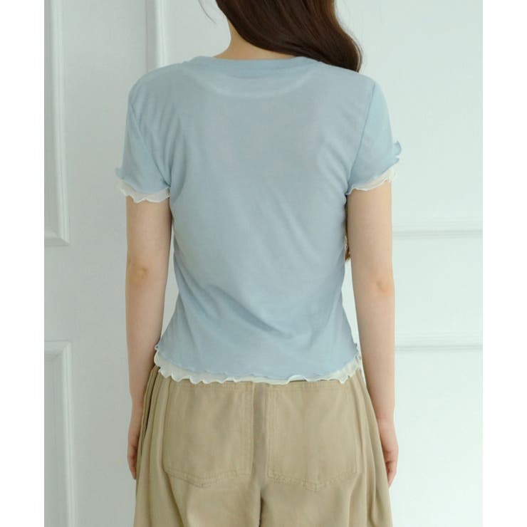 【選べる5色 着用動画あり】ウェーブシアー半袖Tシャツ 2026 | by muni:r | 詳細画像34 