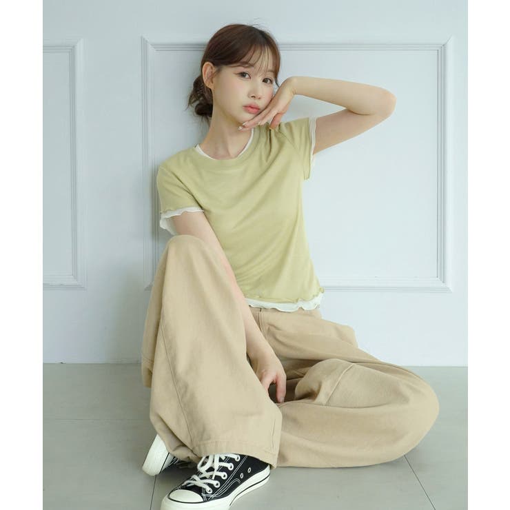 【選べる5色 着用動画あり】ウェーブシアー半袖Tシャツ 2026 | by muni:r | 詳細画像8 