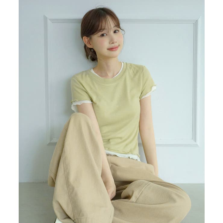 【選べる5色 着用動画あり】ウェーブシアー半袖Tシャツ 2026 | by muni:r | 詳細画像9 