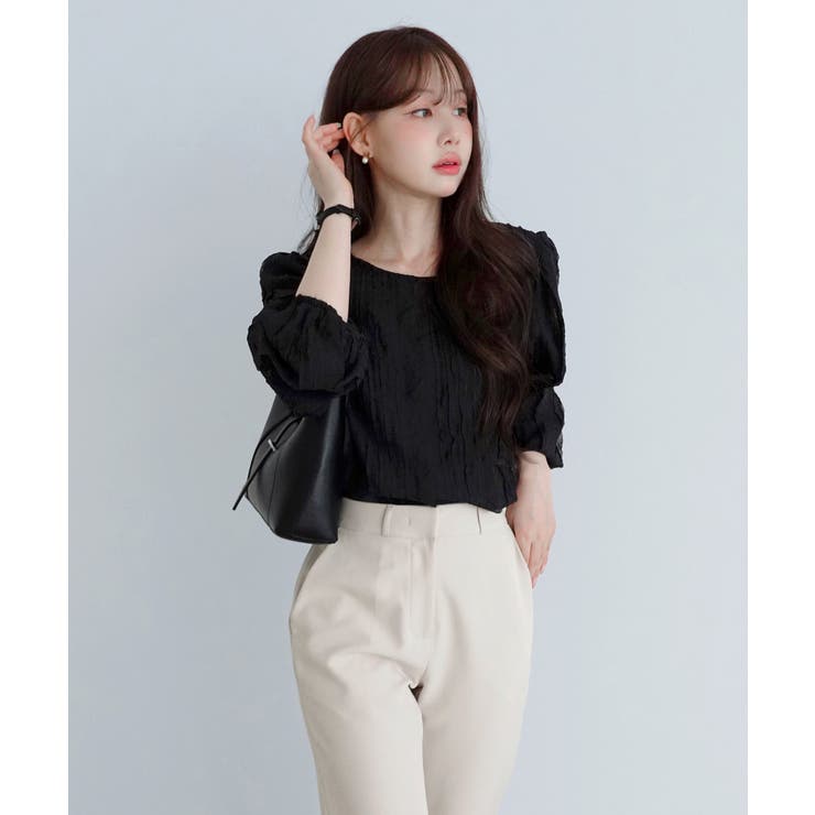 シフォンウェーブフリルブラウス/2026 AW COLLECTION | by muni:r | 詳細画像7 
