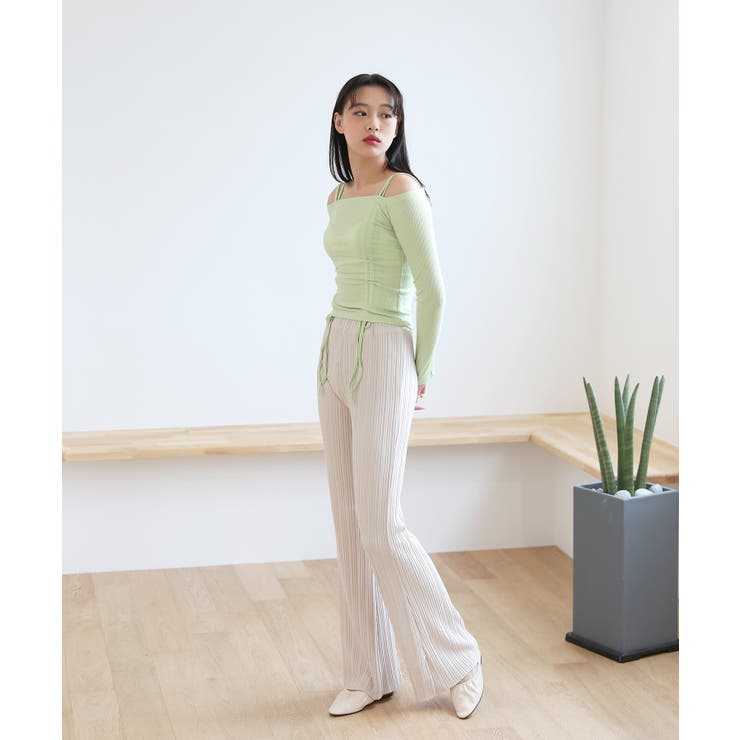 しわ加工ロングゴムパンツ | by muni:r | 詳細画像10 