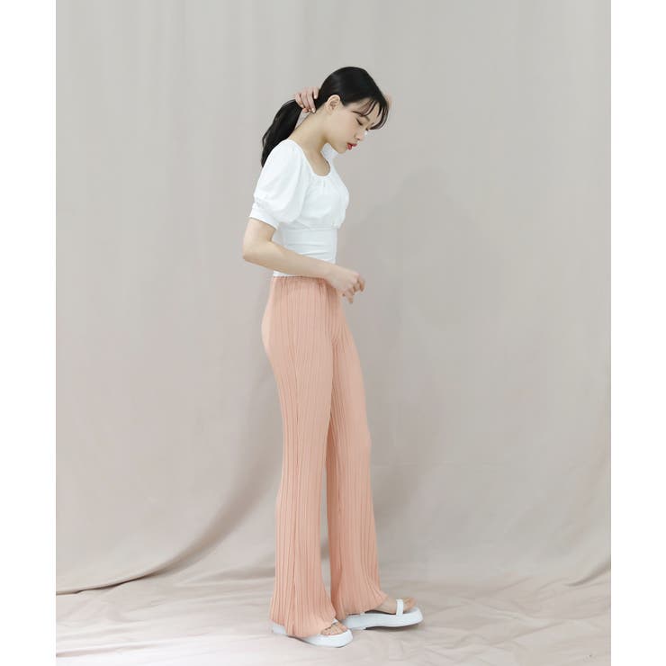 しわ加工ロングゴムパンツ | by muni:r | 詳細画像2 