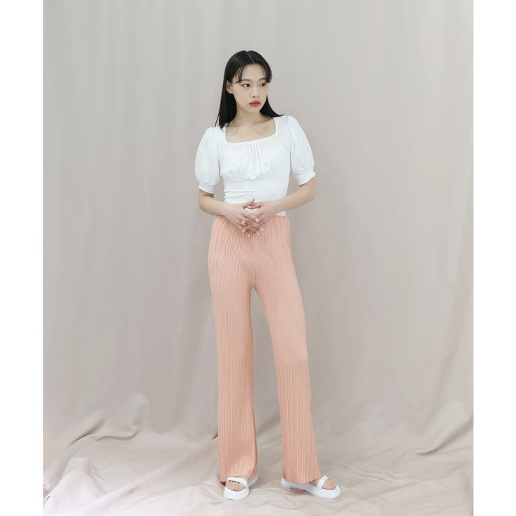 しわ加工ロングゴムパンツ | by muni:r | 詳細画像5 