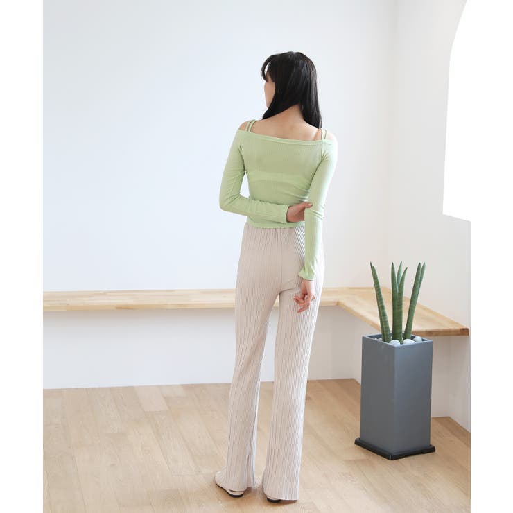 しわ加工ロングゴムパンツ | by muni:r | 詳細画像7 