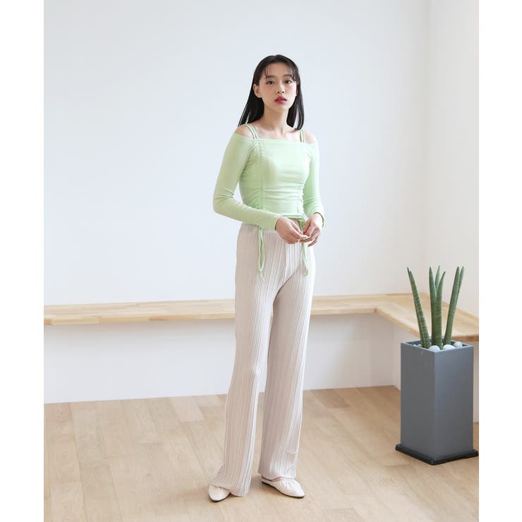 しわ加工ロングゴムパンツ | by muni:r | 詳細画像8 