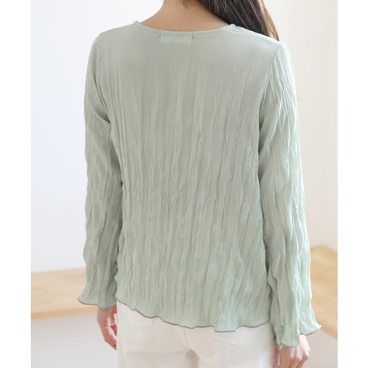 ラウンドネックチュールブラウス | by muni:r | 詳細画像17 