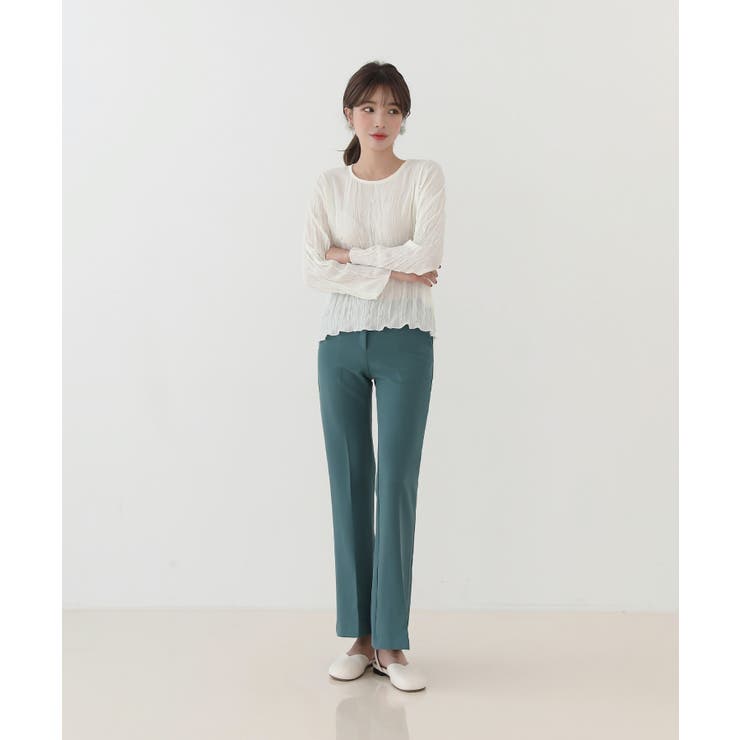 ラウンドネックチュールブラウス | by muni:r | 詳細画像25 