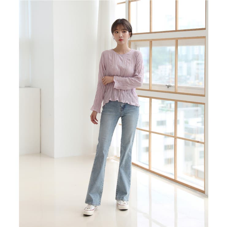 ラウンドネックチュールブラウス | by muni:r | 詳細画像5 