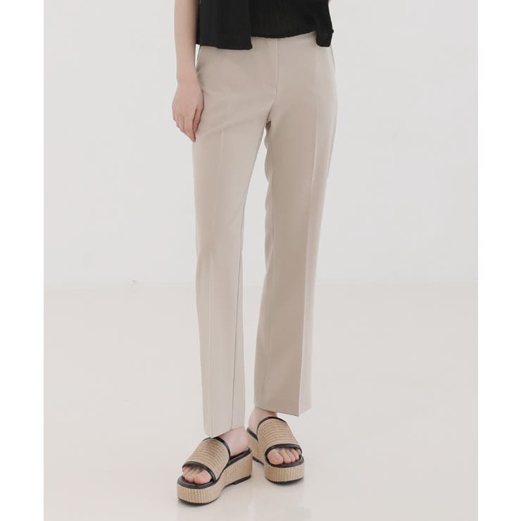 涼しい 素材 カラー スラックス | by muni:r | 詳細画像7 