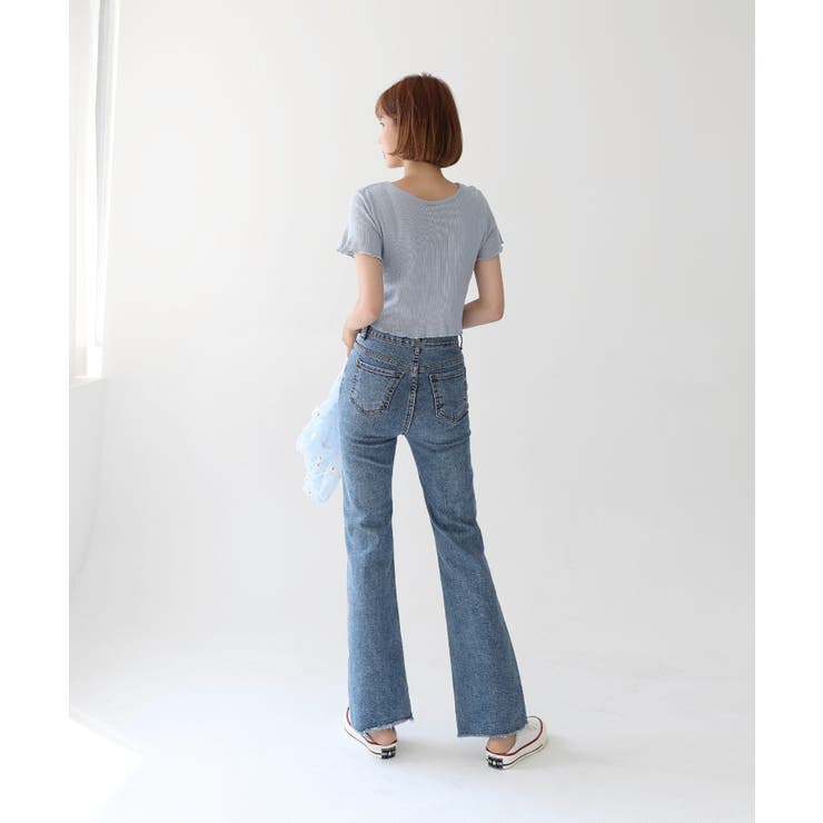 シフォン花刺繍シースルー トートバック | by muni:r | 詳細画像11 