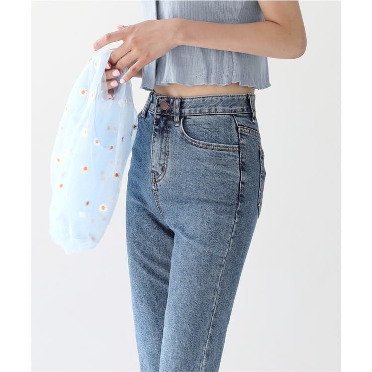 シフォン花刺繍シースルー トートバック | by muni:r | 詳細画像8 