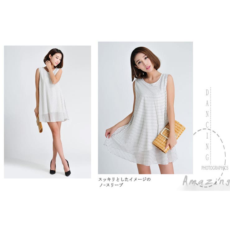 裾がふんわりとしたシフォンのチュニックワンピース☆
